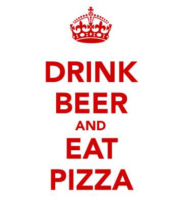 drink-beer-and-eat-pizza